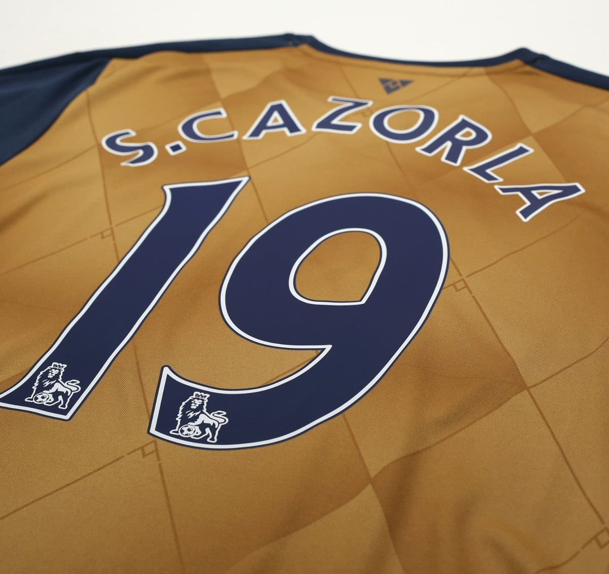 2015/16 S. CAZORLA #19 Arsenal Vintage PUMA Away Football Shirt (XL)
