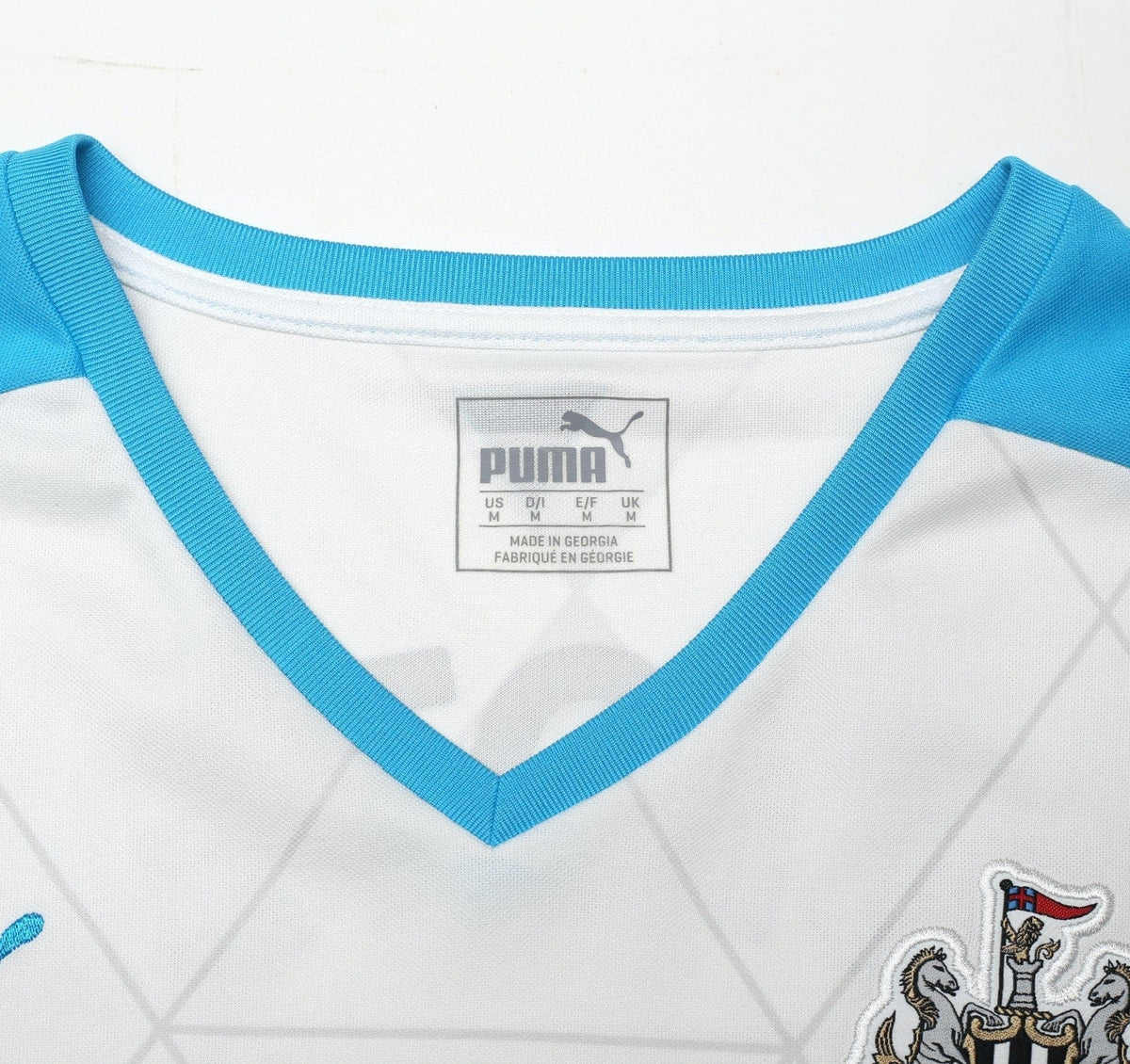 2015/16 TIOTE #24 Newcastle Utd Vintage PUMA Long Sleeve Away Football Shirt (M)