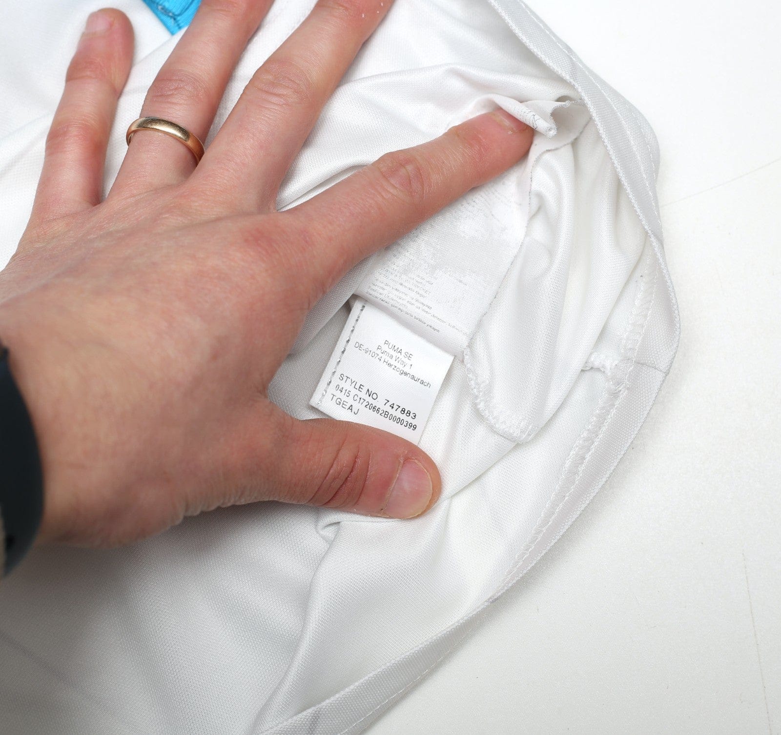 2015/16 TIOTE #24 Newcastle Utd Vintage PUMA Long Sleeve Away Football Shirt (M)