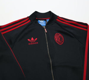 2015 AC MILAN Retro adidas Originals Football Superstar Track Top Jacket (XS)