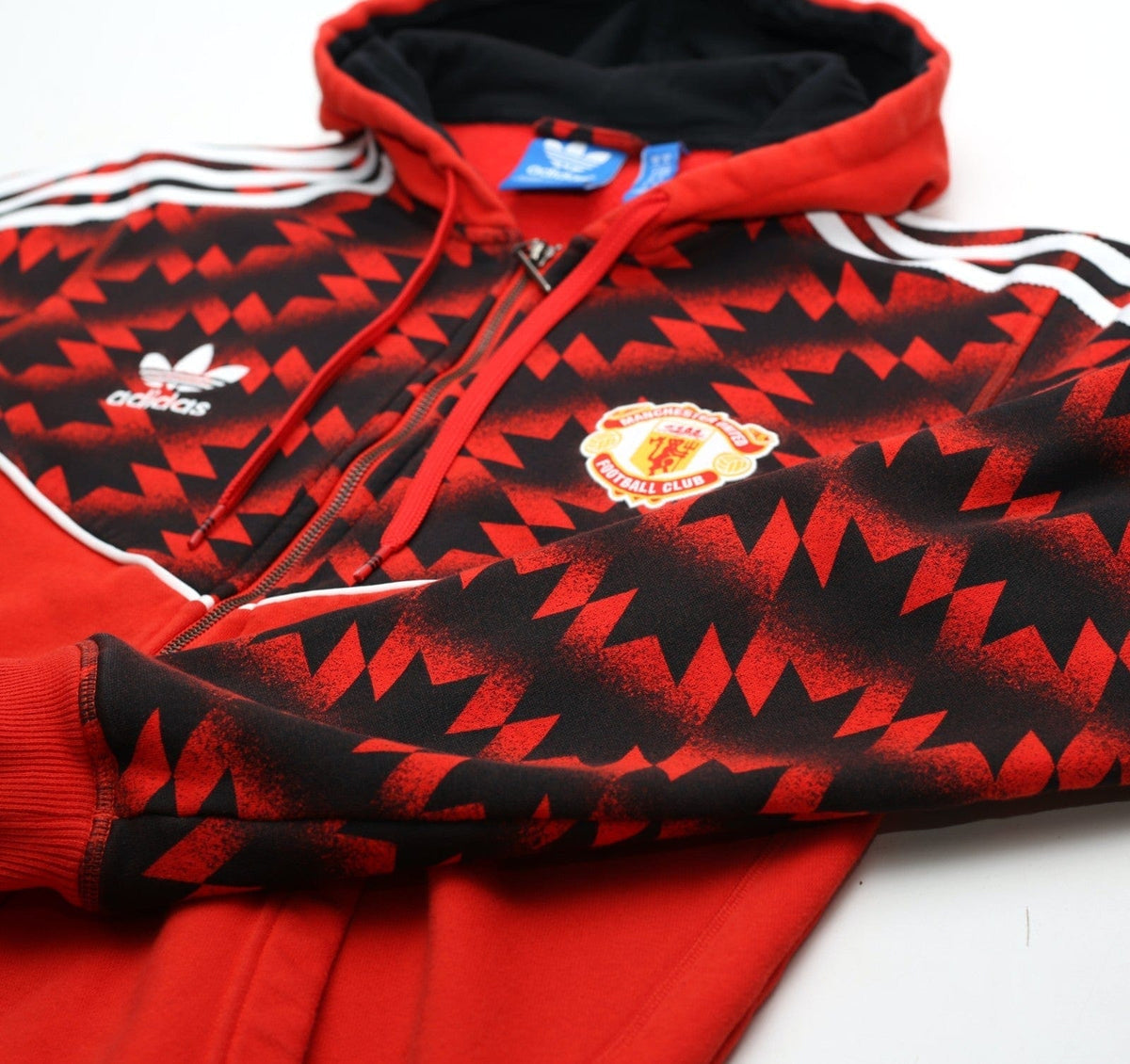 2015 MANCHESTER UNITED Retro adidas Originals Hoodie (M)