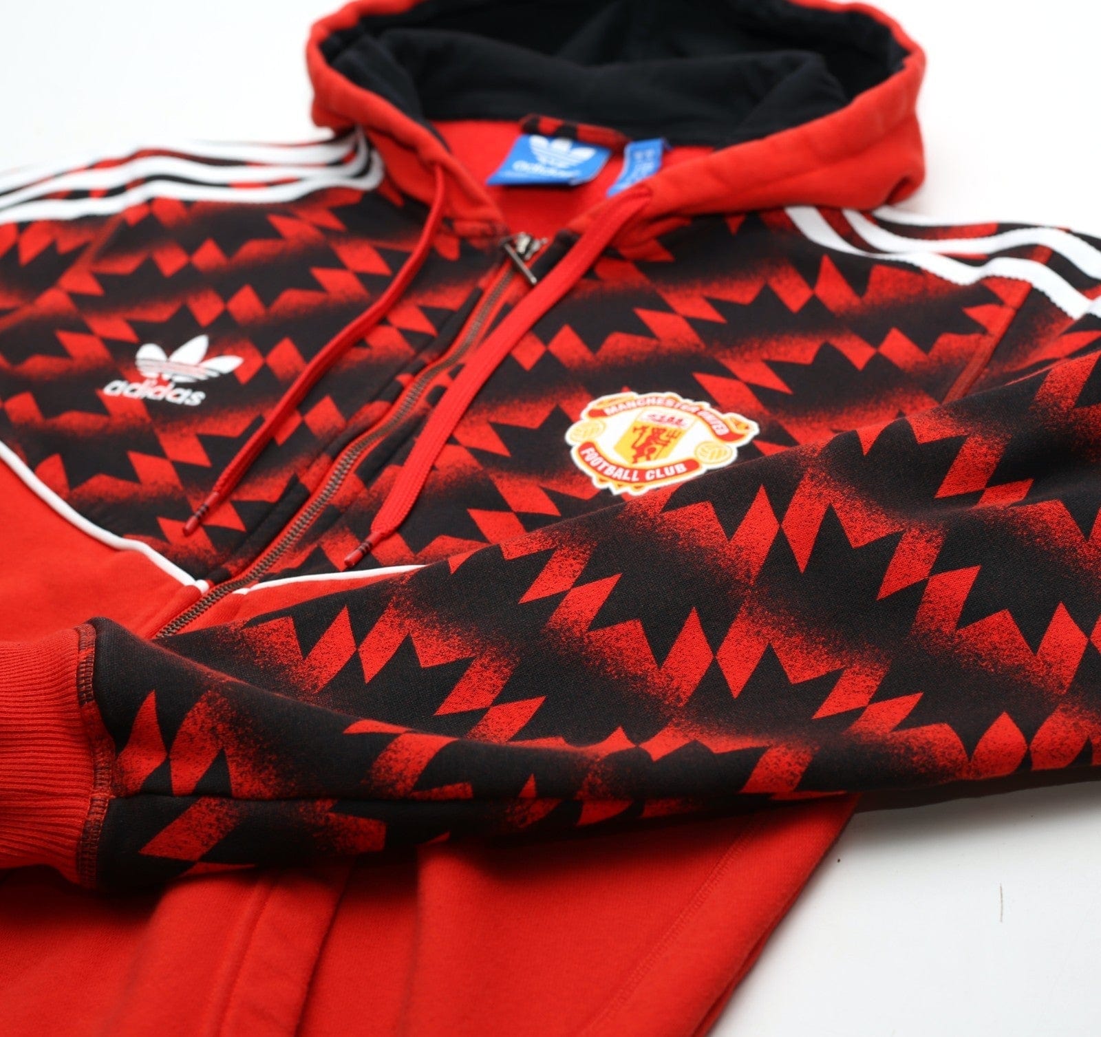2015 MANCHESTER UNITED Retro adidas Originals Hoodie (M)