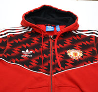 2015 MANCHESTER UNITED Retro adidas Originals Hoodie (M)