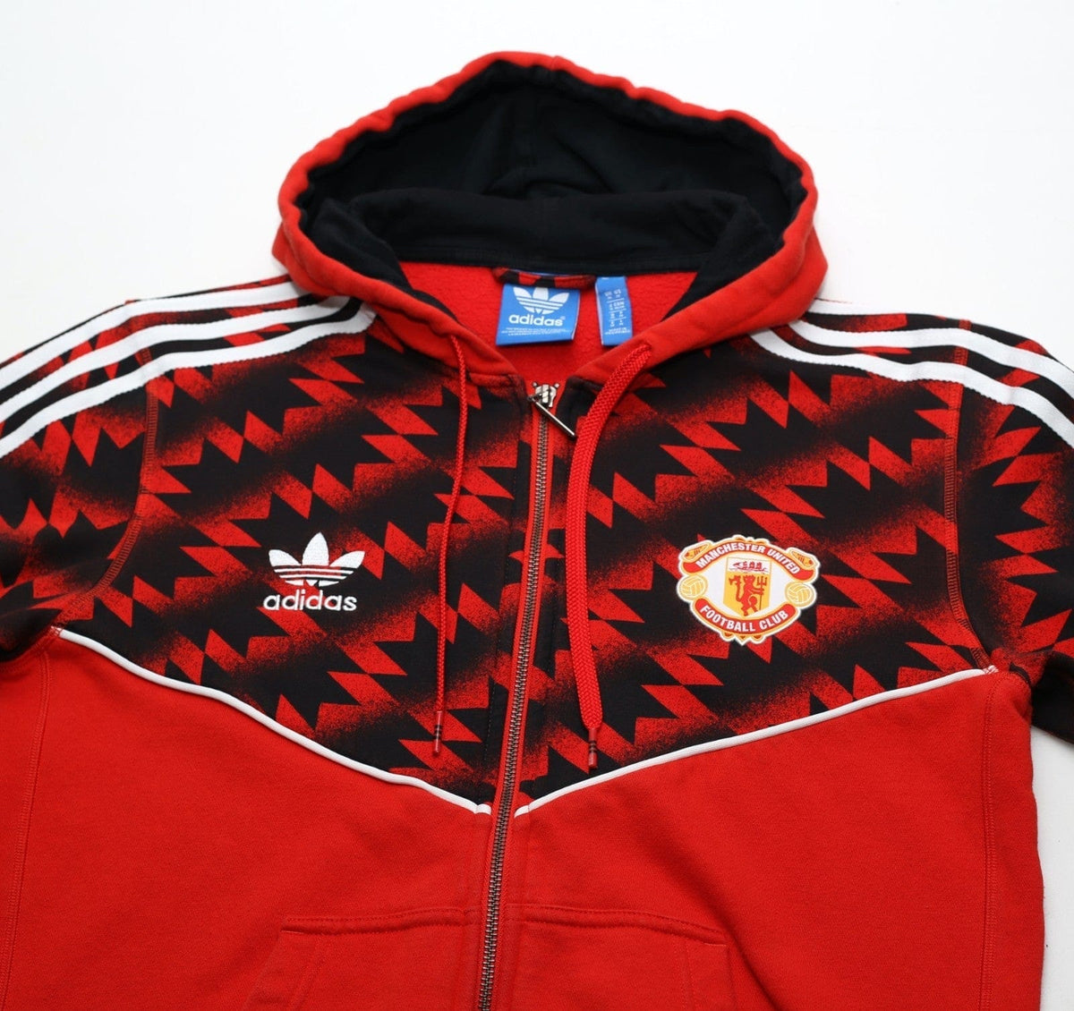 2015 MANCHESTER UNITED Retro adidas Originals Hoodie (M)