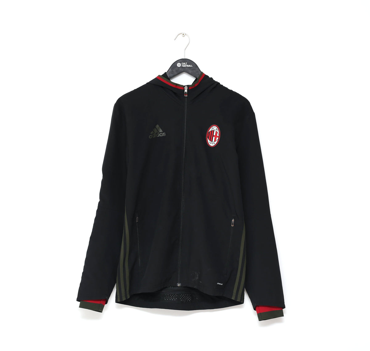 2016/17 AC Milan adidas Football Training Track Top Presentation Jacket (M)