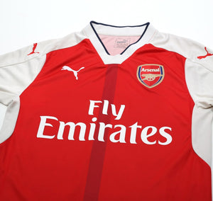 2016/17 ARSENAL Vintage PUMA Home Long Sleeve Football Shirt (S)