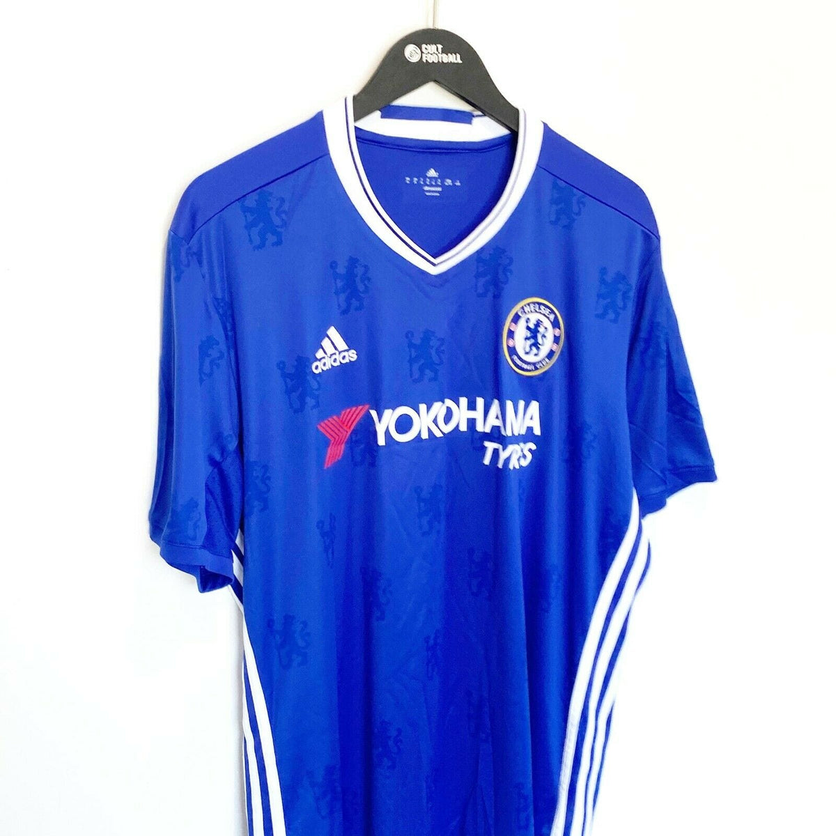 2016/17 CHELSEA Vintage adidas Home Football Shirt Jersey (XL) Costa, Hazard Era
