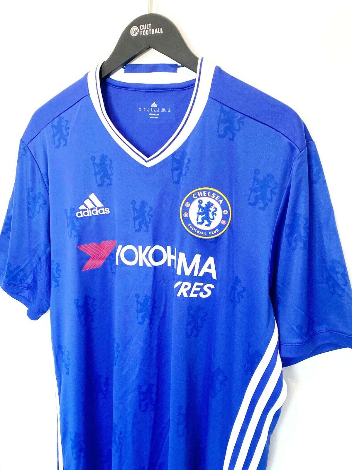 2016/17 CHELSEA Vintage adidas Home Football Shirt Jersey (XL) Costa, Hazard Era