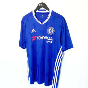 2016/17 CHELSEA Vintage adidas Home Football Shirt Jersey (XL) Costa, Hazard Era