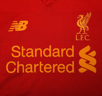 2016/17 COUTINHO #10 Liverpool Vintage New Balance Home Football Shirt (M)