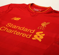 2016/17 COUTINHO #10 Liverpool Vintage New Balance Home Football Shirt (M)