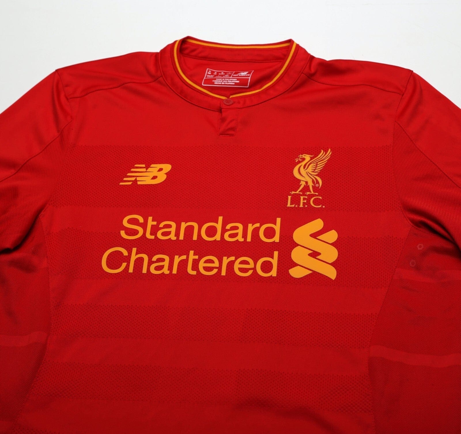 2016/17 COUTINHO #10 Liverpool Vintage New Balance Home Football Shirt (M)