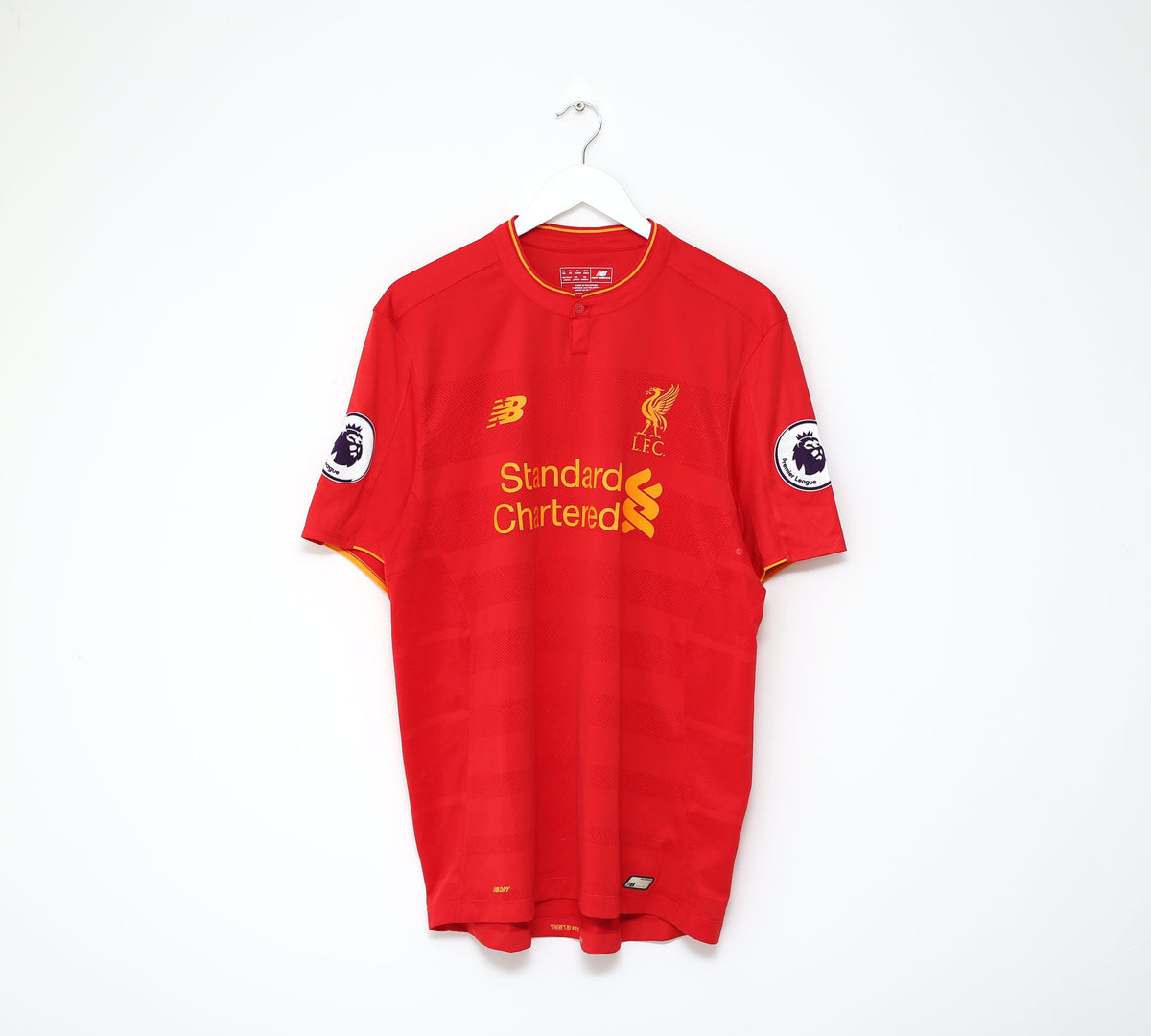2016/17 COUTINHO #10 Liverpool Vintage New Balance Home Football Shirt (XL)