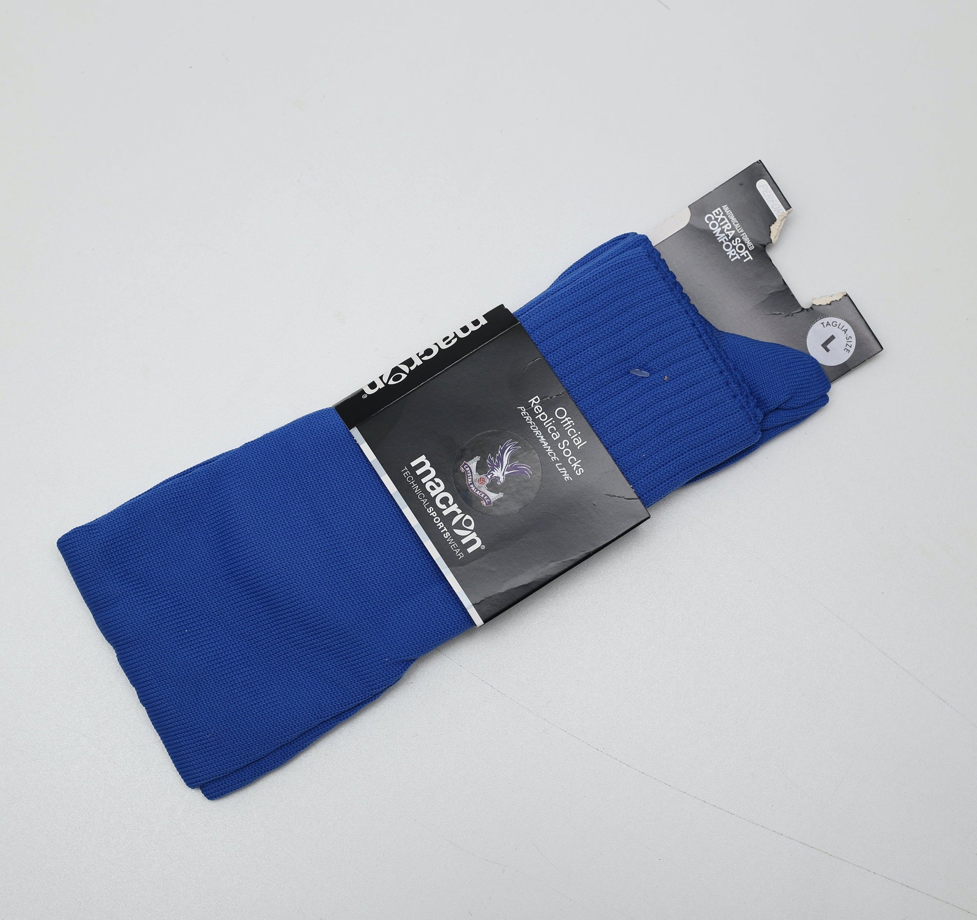 2016/17 CRYSTAL PALACE Macron Home Football Socks (L) BNWT