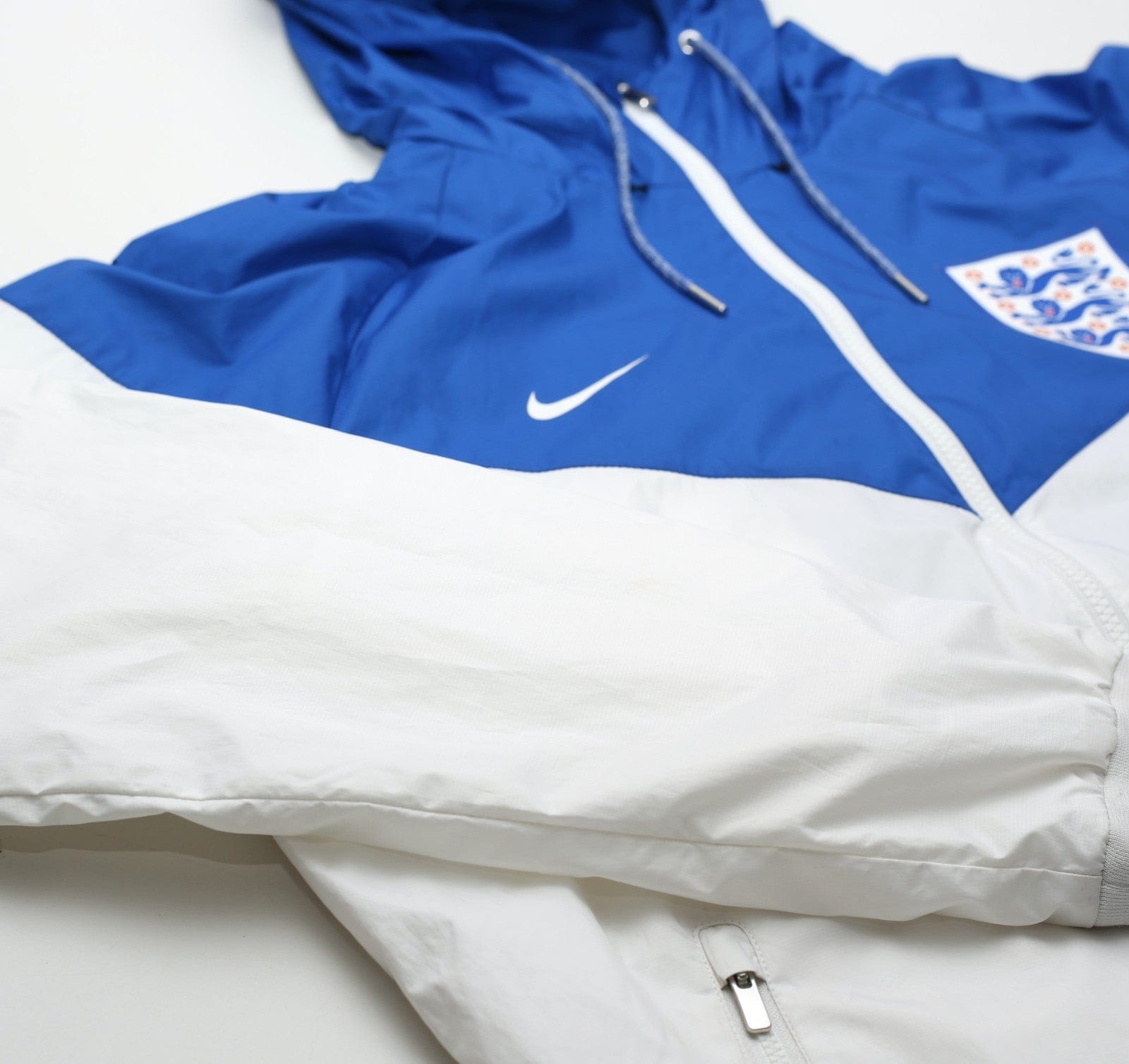 2016/17 ENGLAND Nike Hooded Football Track Top Jacket (L) Euro 2016