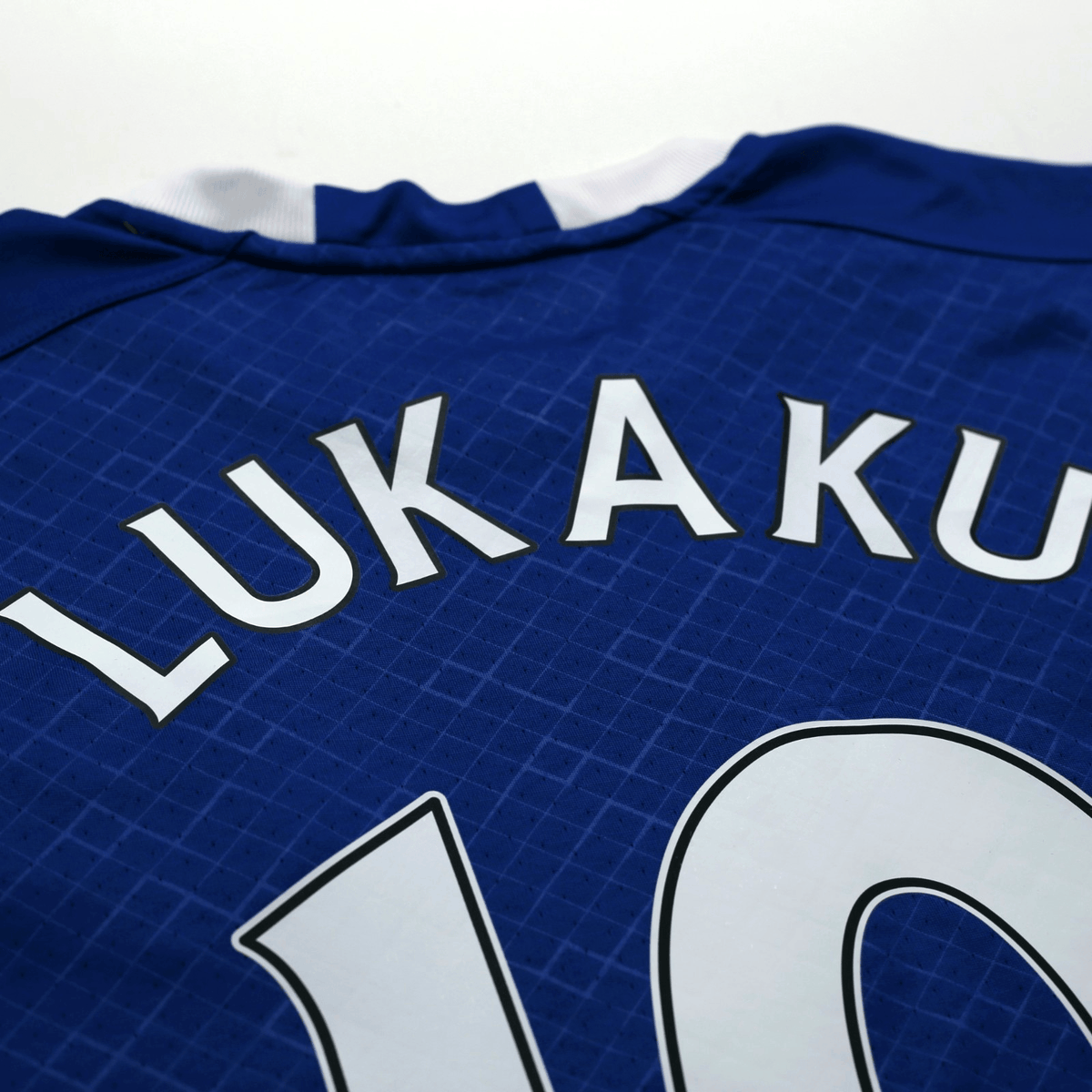 2016/17 Lukaku #10 Everton Vintage Umbro Home Football Shirt (XL)