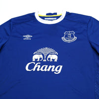 2016/17 Lukaku #10 Everton Vintage Umbro Home Football Shirt (XL)