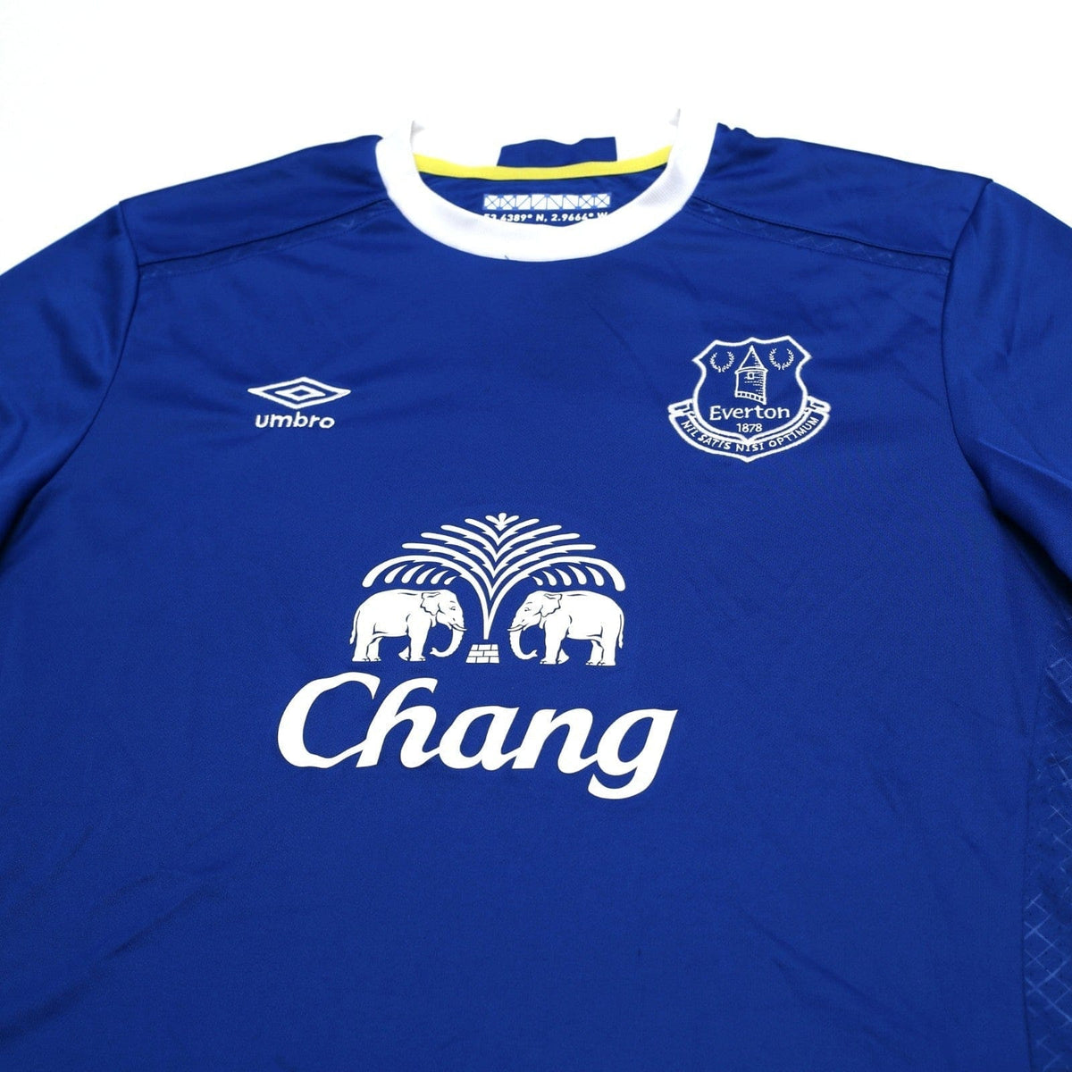 2016/17 Lukaku #10 Everton Vintage Umbro Home Football Shirt (XL)