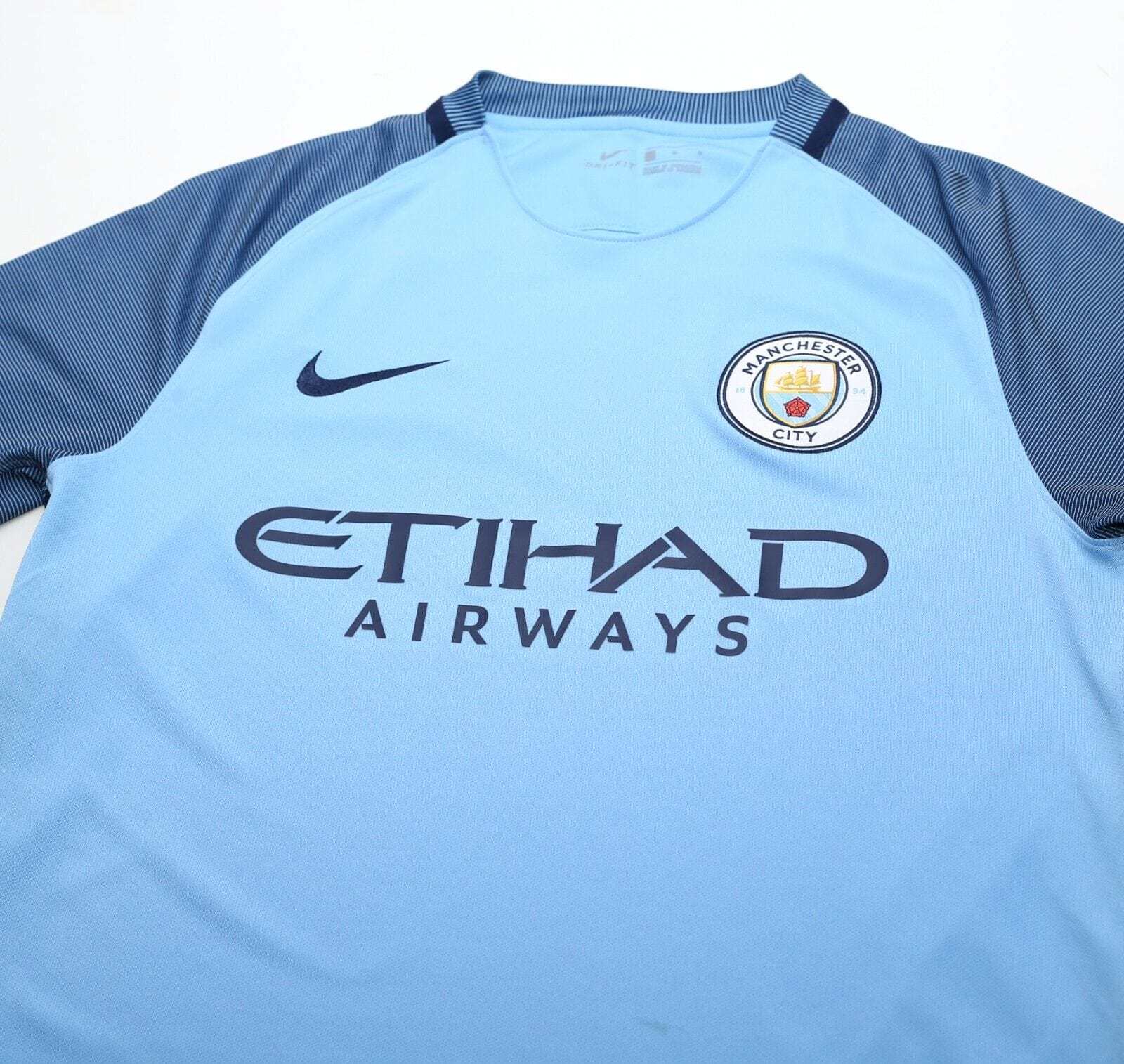 2016/17 MANCHESTER CITY Vintage Nike Home Football Shirt (M)