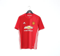 2016/17 MANCHESTER UNITED Vintage adidas Home Football Shirt (M)