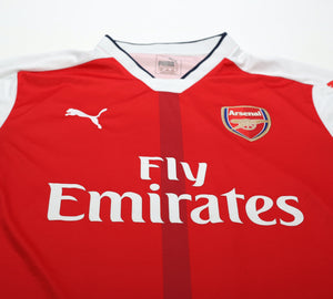 2016/17 RAMSEY #8 Arsenal Vintage Puma Home Football Shirt (L)