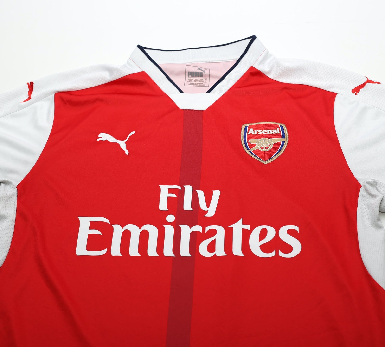 2016/17 RAMSEY #8 Arsenal Vintage Puma Home Football Shirt (L)