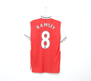 2016/17 RAMSEY #8 Arsenal Vintage Puma Home Football Shirt (L)