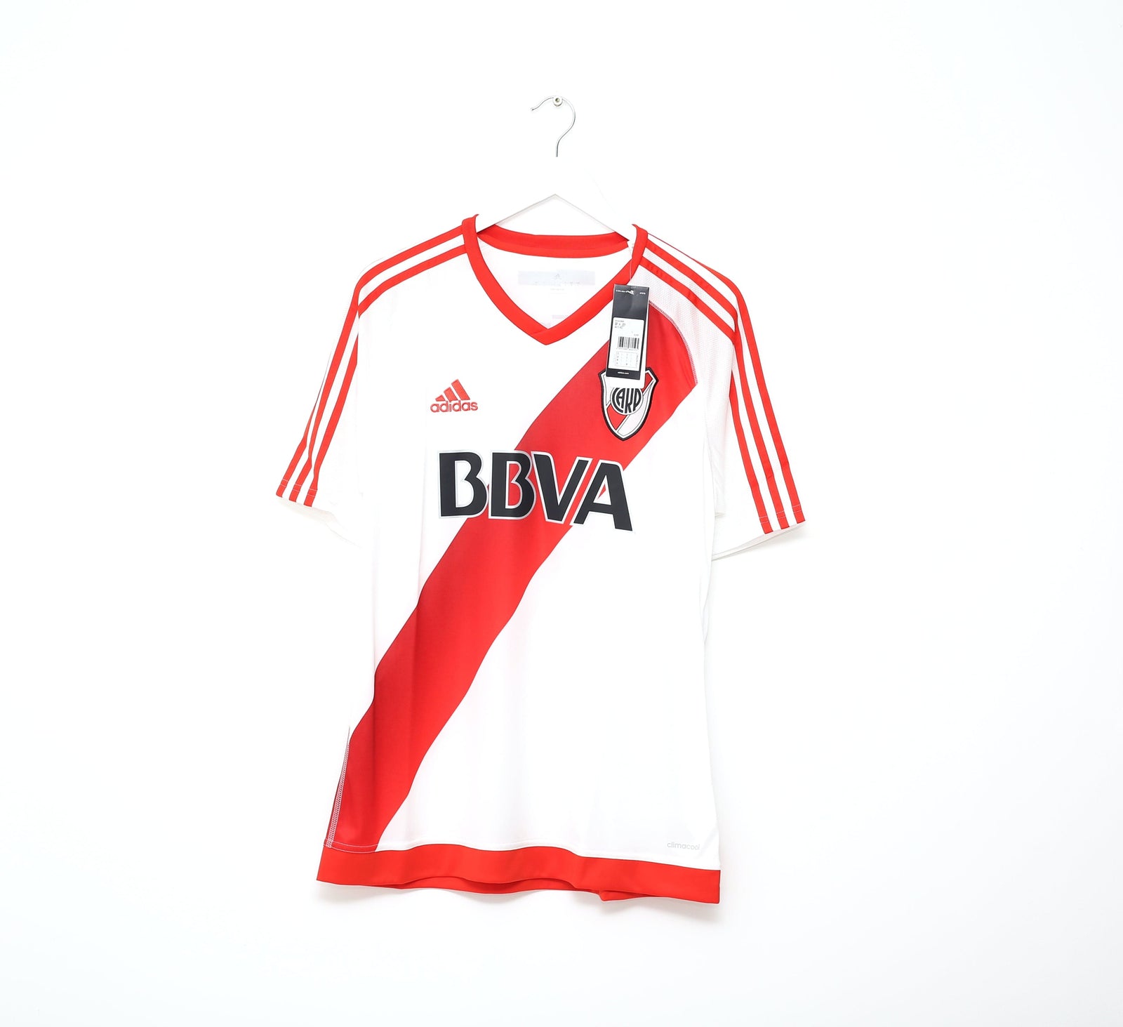 2016/17 RIVER PLATE Adidas Home Football Shirt (L) BNWT