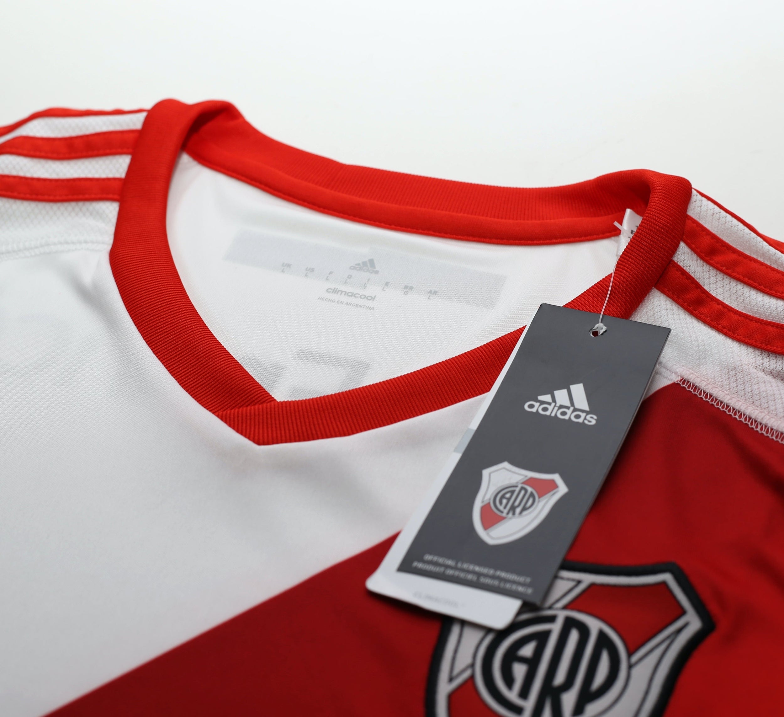 2016/17 RIVER PLATE Adidas Home Football Shirt (L) BNWT