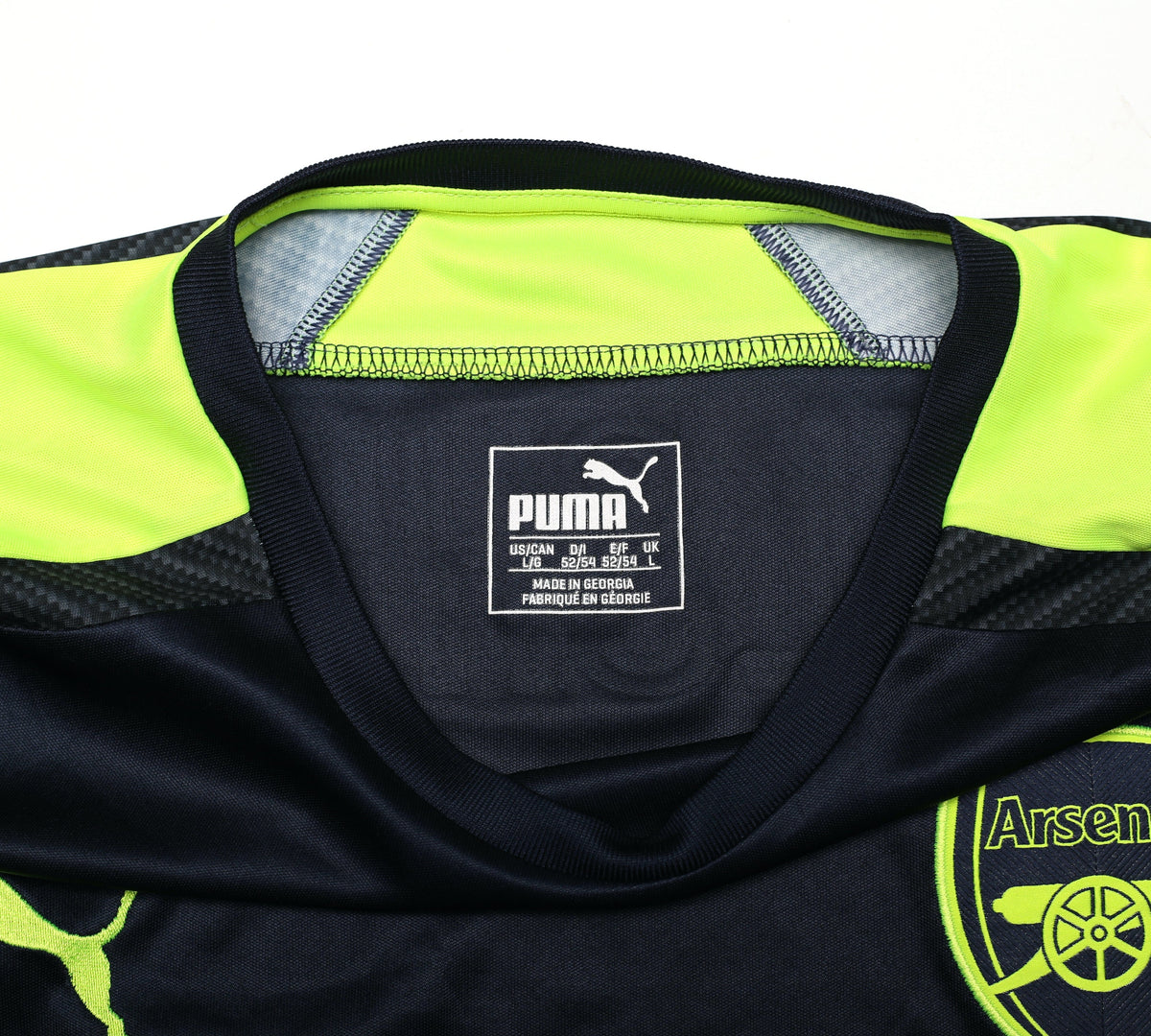 2016/17 WILSHERE #10 Arsenal Vintage Puma Third Football Shirt (L)