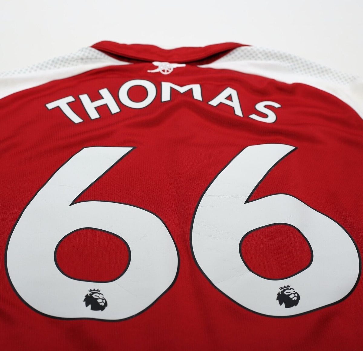 2017/18 ARSENAL Vintage PUMA Home Football Shirt (L) THOMAS #66