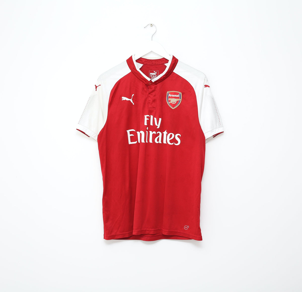 2017/18 ARSENAL Vintage PUMA Home Football Shirt (L) THOMAS #66