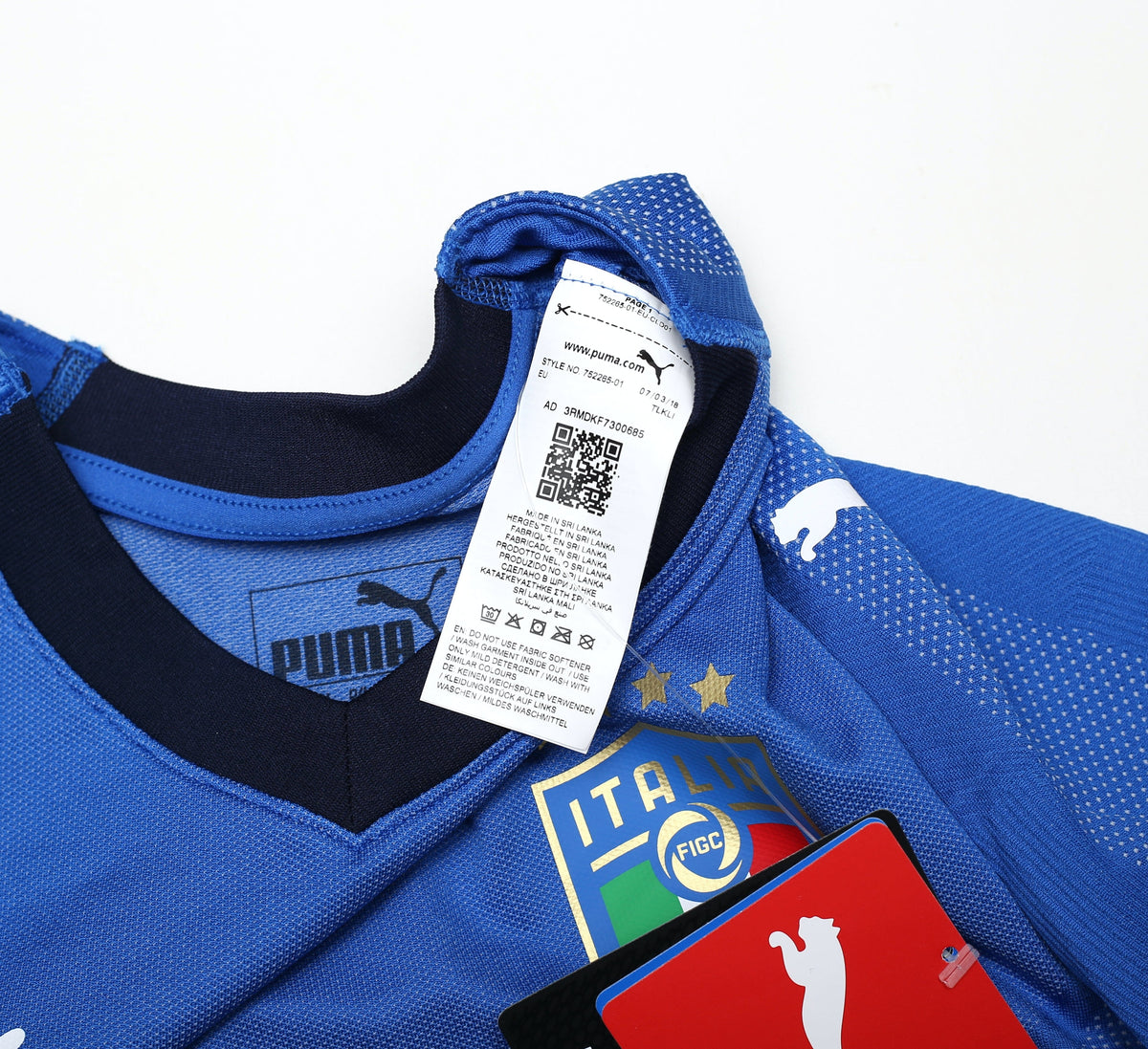 2017/18 ITALY PUMA Authentic Dry Cell Away Football Shirt (L) BNWT