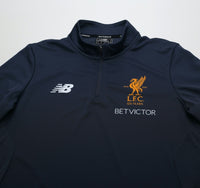 2017/18 LIVERPOOL New Balance Football 1/4 Zip Training Top (M)