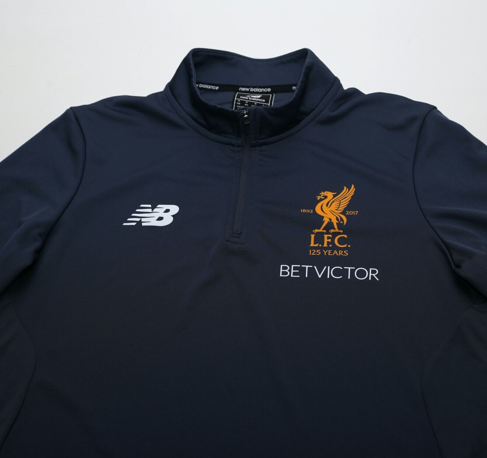2017/18 LIVERPOOL New Balance Football 1/4 Zip Training Top (M)