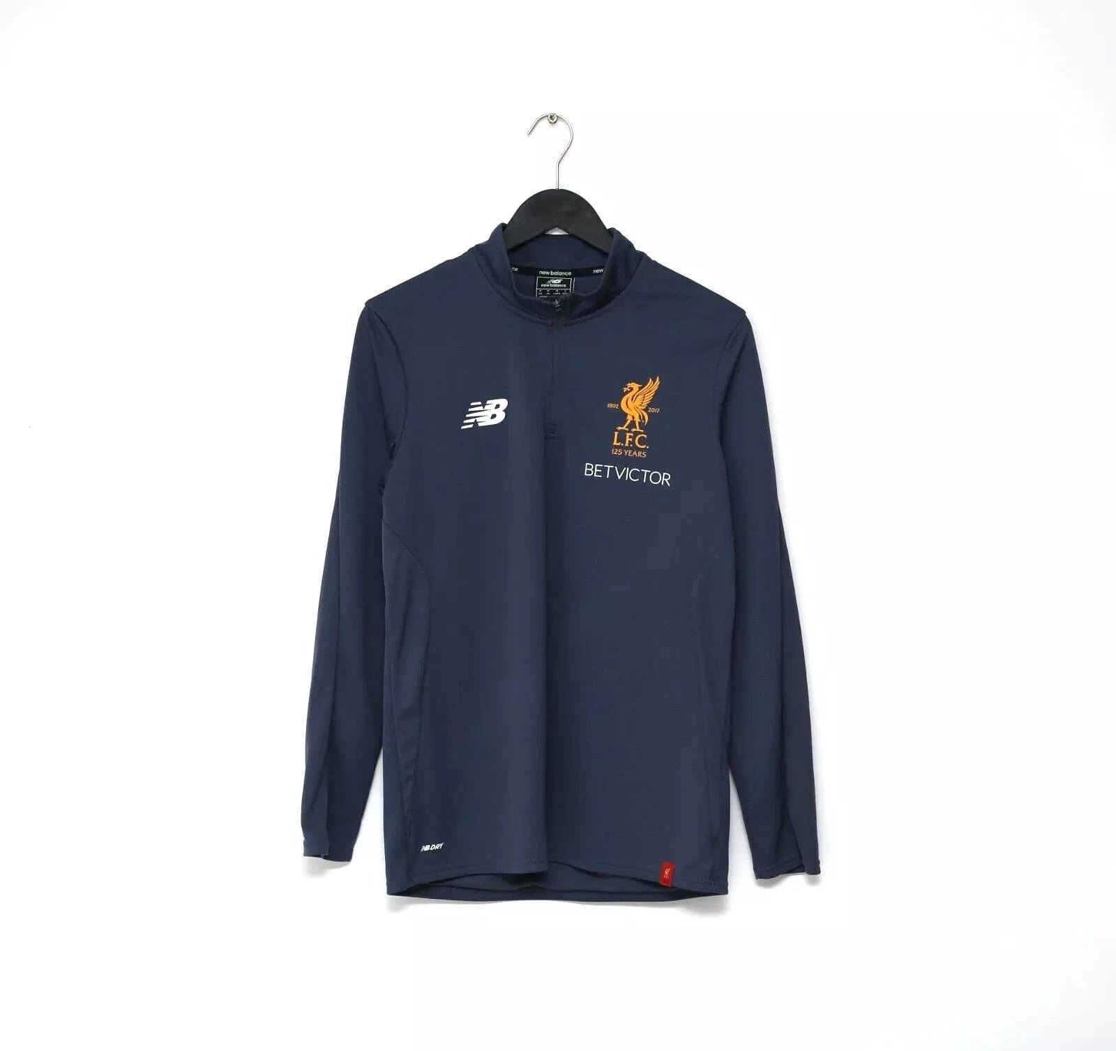 2017/18 LIVERPOOL New Balance Football 1/4 Zip Training Top (M)