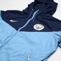 2017/18 Manchester City Nike Football Hooded Jacket (M)