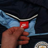 2017/18 Manchester City Nike Football Hooded Jacket (M)