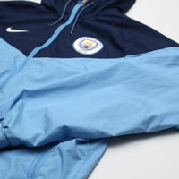 2017/18 Manchester City Nike Football Hooded Jacket (M)