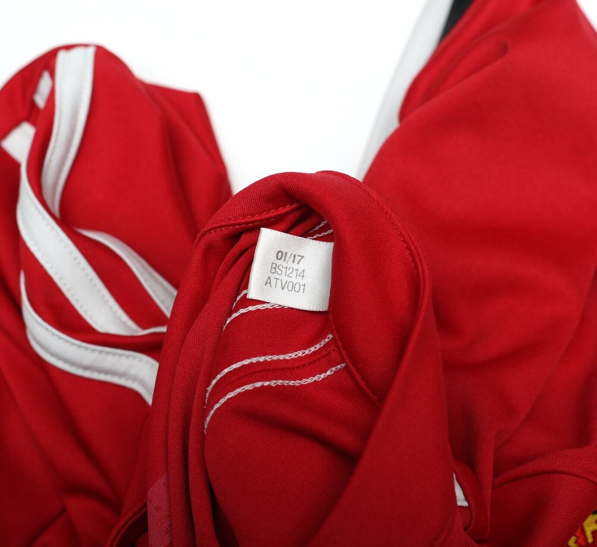 2017/18 MANCHESTER UNITED Vintage adidas Home Football Shirt (M)