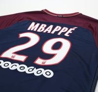 2017/18 MBAPPE #29 PSG Nike Home Football Shirt (M) Paris Saint-Germain