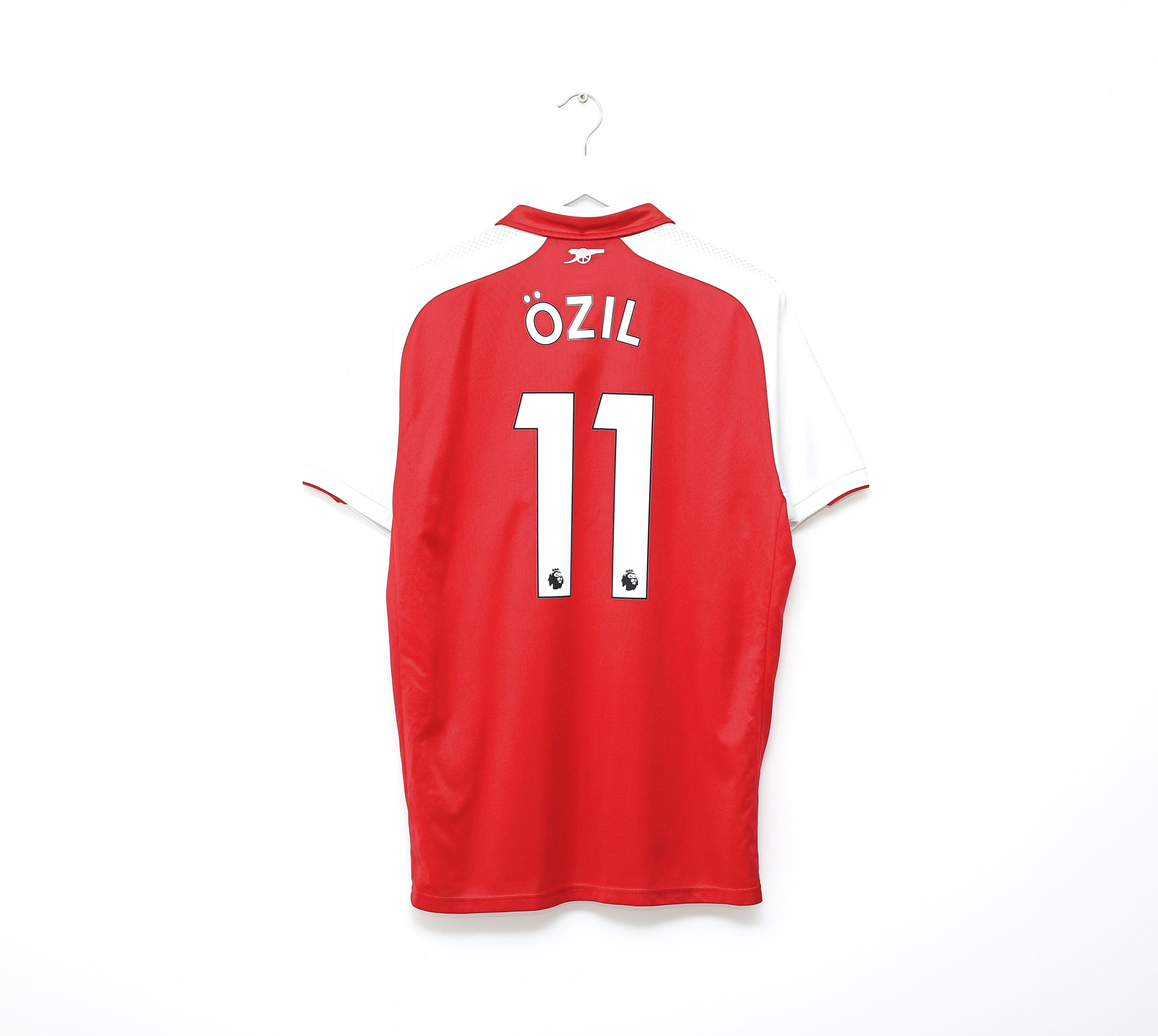 2017/18 OZIL #11 Arsenal Vintage PUMA Home Football Shirt (L)