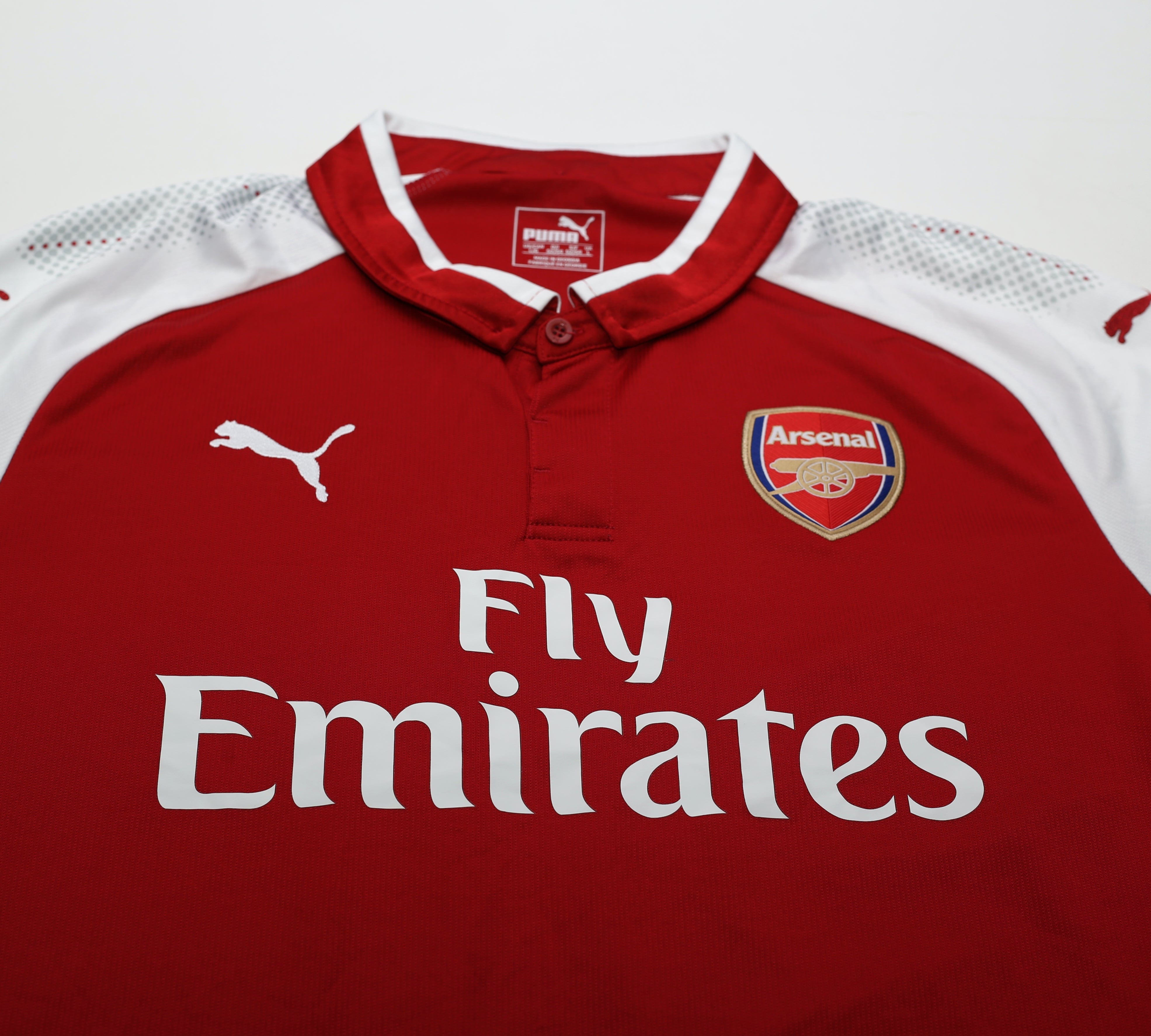 2017/18 OZIL #11 Arsenal Vintage PUMA Home Football Shirt (L)