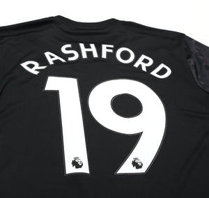 2017/18 RASHFORD #19 Manchester United Vintage adidas Away Football Shirt (M)