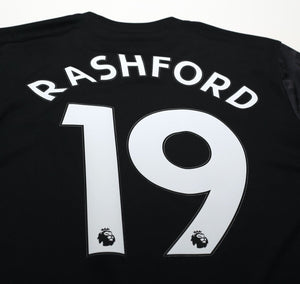 2017/18 RASHFORD #19 Manchester United Vintage adidas Away Football Shirt (M)