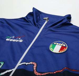2017 Diadora x Baggio ITALY 1990/92 Retro Football Track Top Jacket (S)