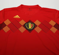 2018/19 BELGIUM adidas Home Football Shirt (M) World Cup 2018