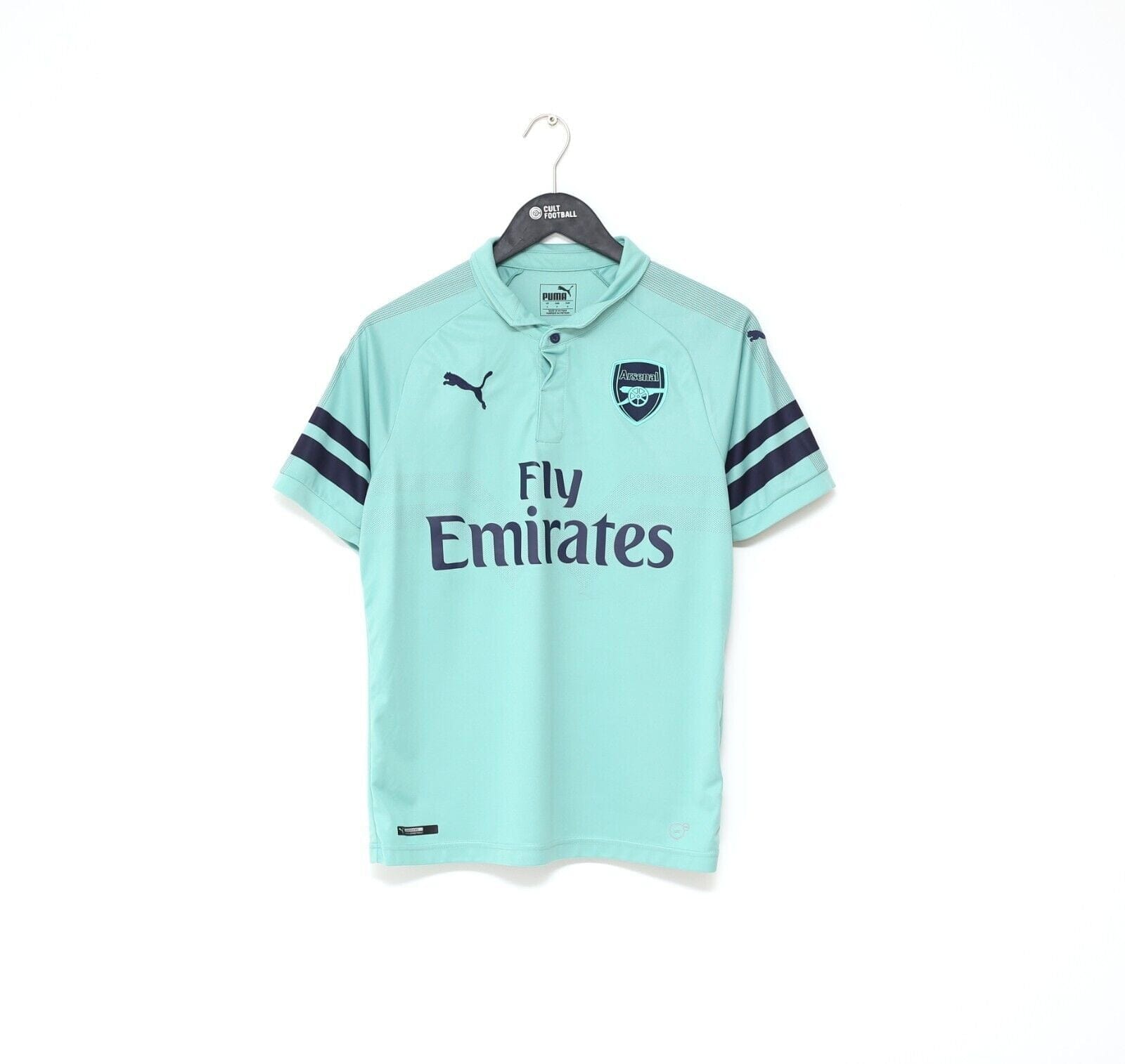 2018/19 BELLERIN #2 Arsenal Vintage PUMA Third Football Shirt (S) 3rd