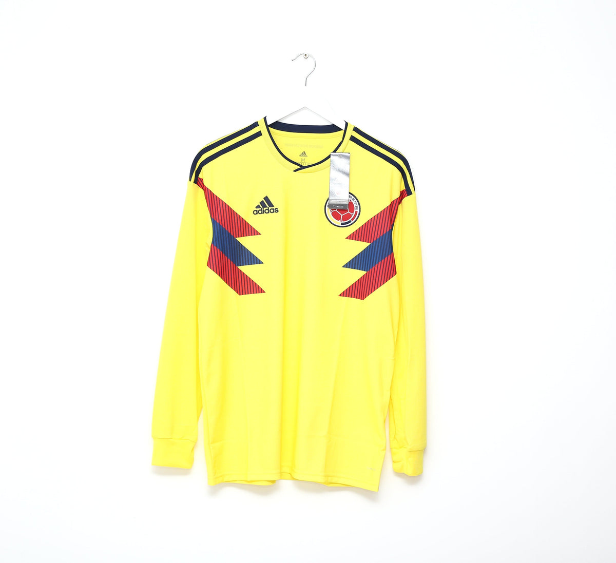 2018/19 COLOMBIA Adidas Home Long Sleeve Football Shirt (M) BNWT