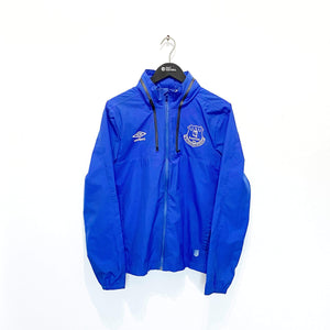 2018/19 EVERTON Vintage Umbro Football Training Track Top Rain Jacket (S)